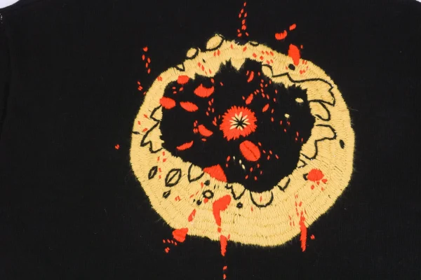 Saint Michael Four-Eyed Smiley Hand-Embroidered Crewneck Sweater9.jpeg