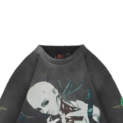 Saint Michael “Motoko Bathtub” Graphic Print Long-Sleeve Shirt3.jpeg