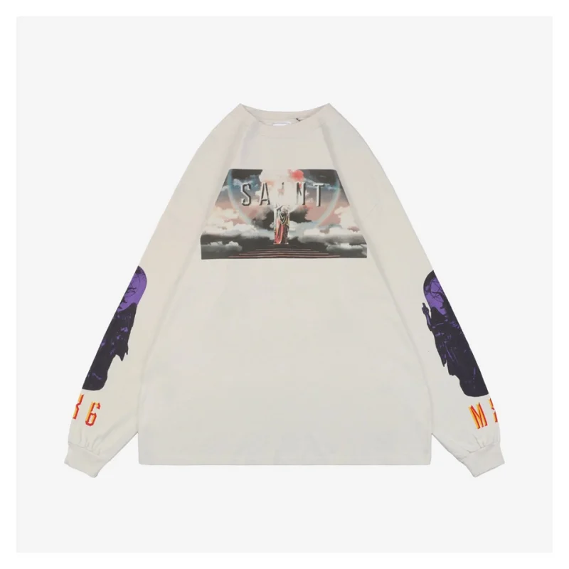 Saint Michael Movie Intro Goddess Print Long-Sleeve Shirt