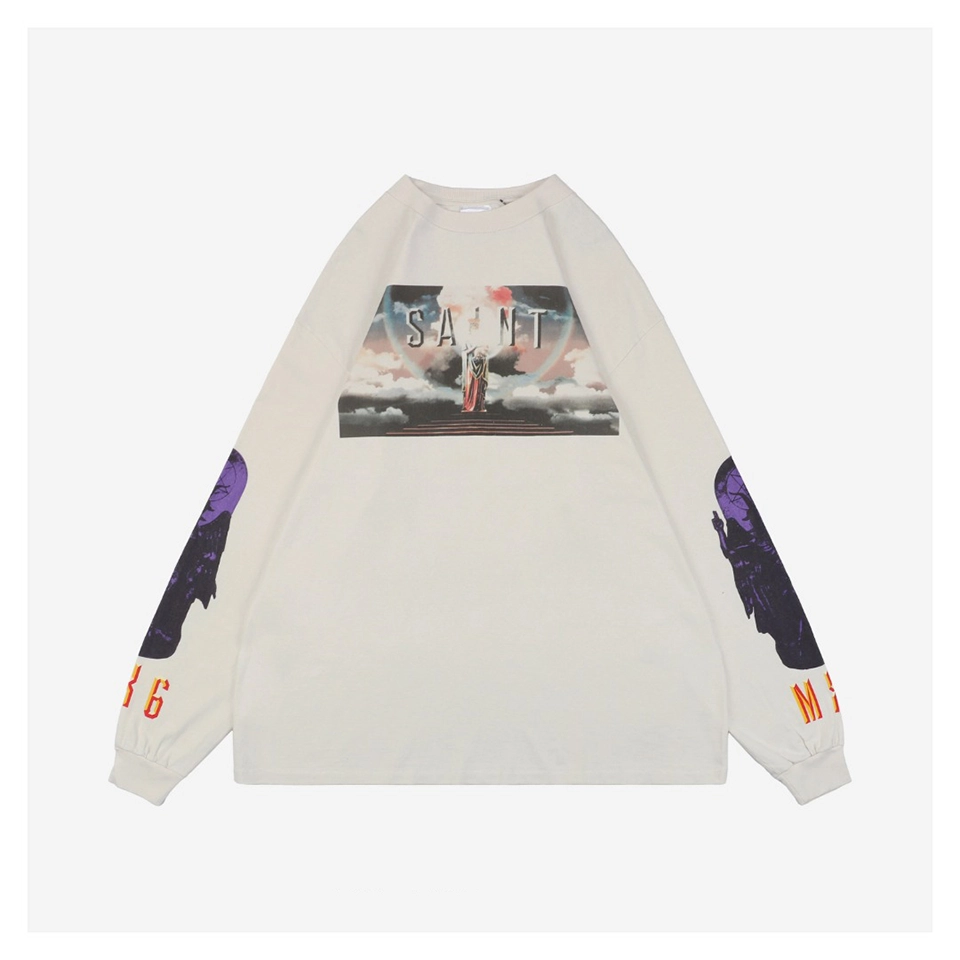 Saint Michael Movie Intro Goddess Print Long-Sleeve Shirt