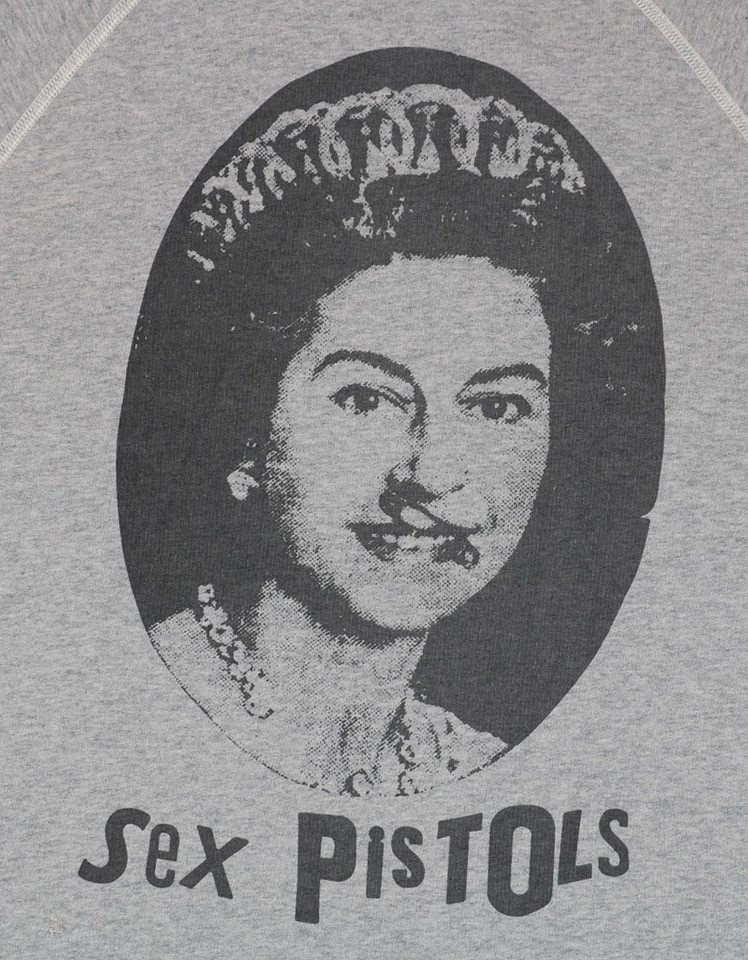 Queen Elizabeth Distressed Print