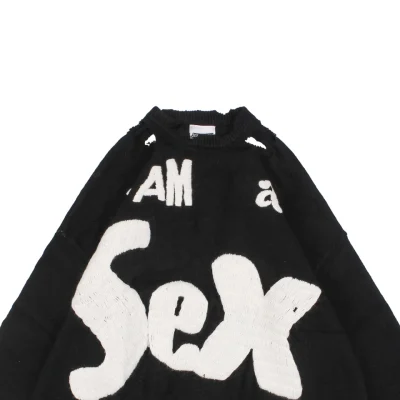 Saint Michael “Sex” Hand-Embroidered Crewneck Sweater4.jpeg