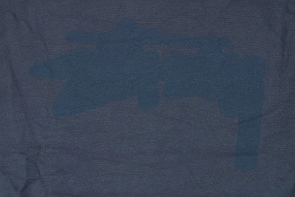 Stussy Blurred Graffiti Letter Print Jacket Blue6.jpeg