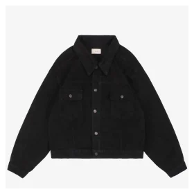 The Row Orson Black Denim Jacket