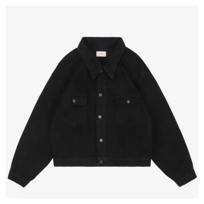 The Row Orson Black Denim Jacket