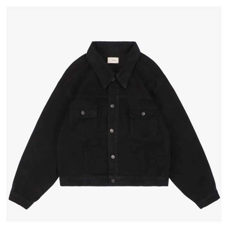 The Row Orson Black Denim Jacket