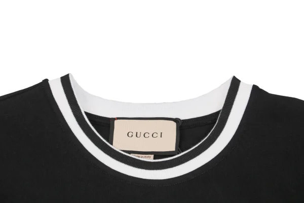 1921 Letter Contrast Collar Short-Sleeve T-Shirt17.jpeg