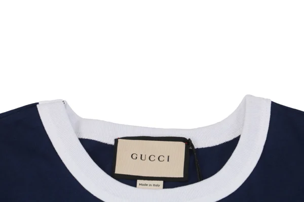 1921 Letter Contrast Collar Short-Sleeve T-Shirt8.jpeg