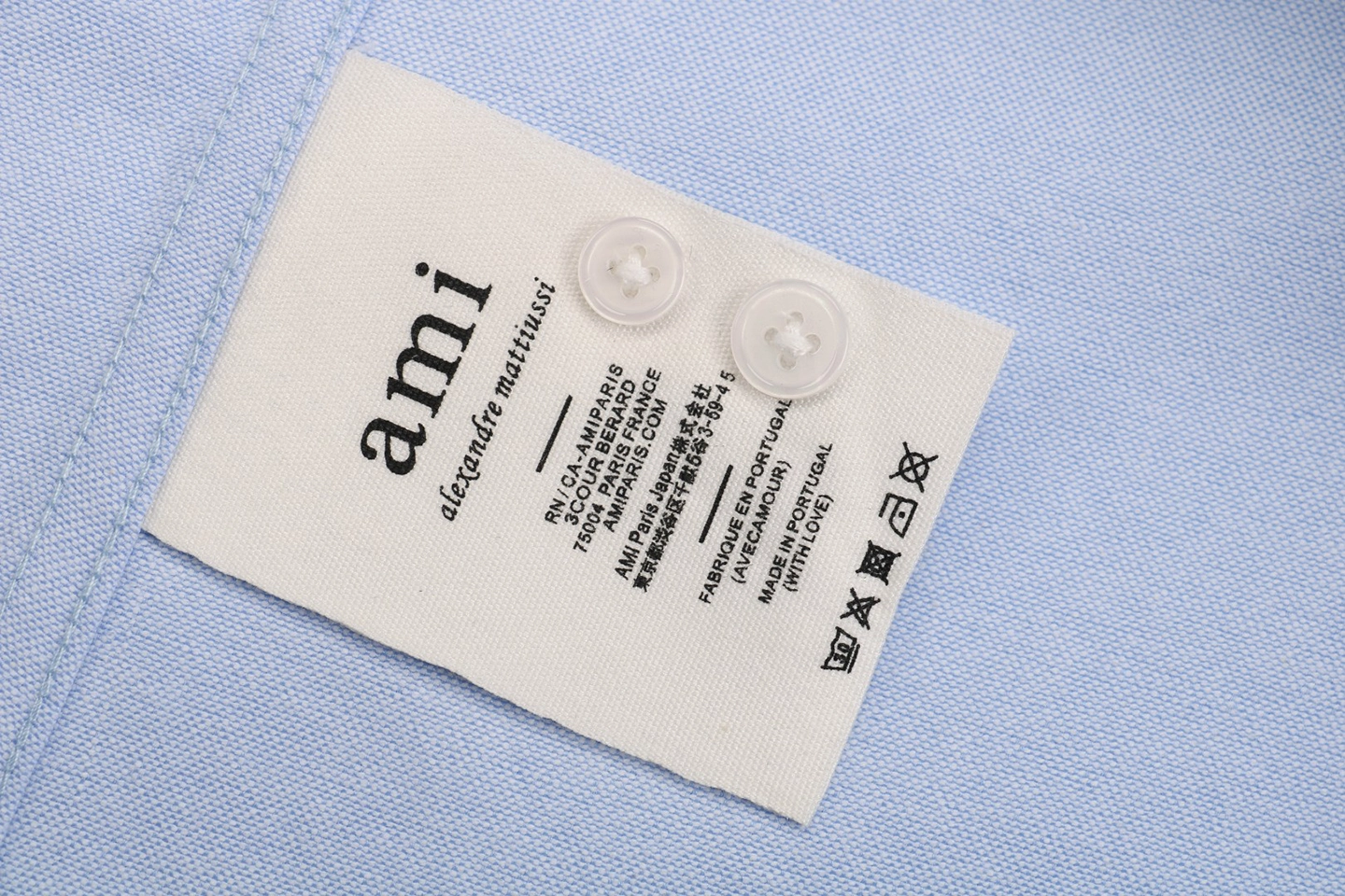 Ami Heart Logo Embroidered Long-Sleeve Shirt13.jpeg