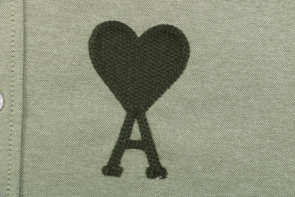 Ami Heart Logo Embroidered Long-Sleeve Shirt17.jpeg