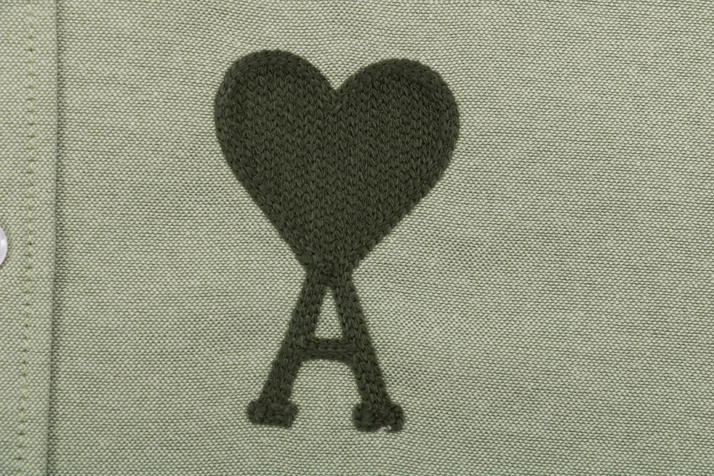 Ami Heart Logo Embroidered Long-Sleeve Shirt17.jpeg