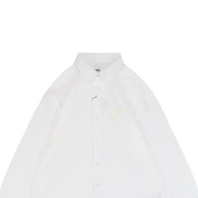 Ami Heart Logo Embroidered Long-Sleeve Shirt2.jpeg