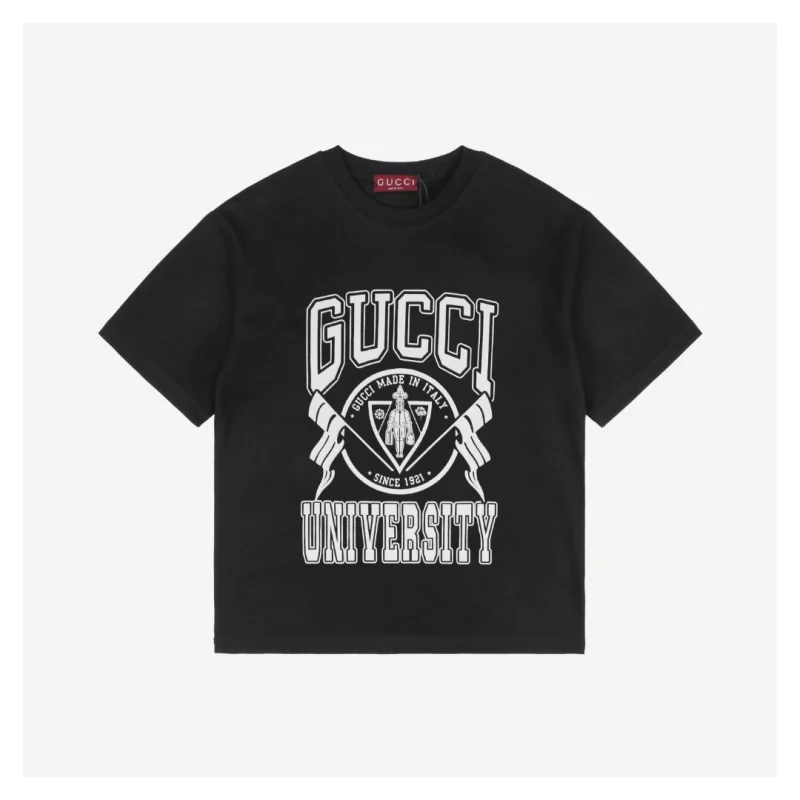 Crest G Letter Print T-Shirt