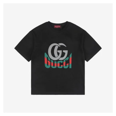 Double G Letter Print T-Shirt
