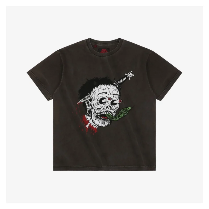 Gallery Dept Sword Skull Print T-Shirt