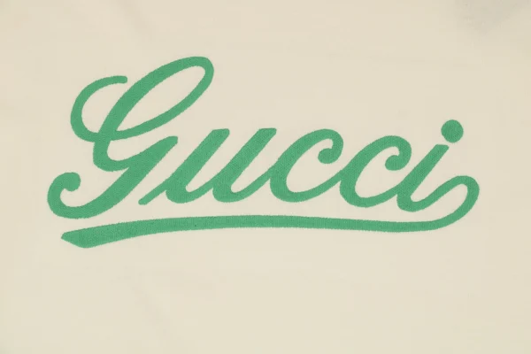 Green logo print