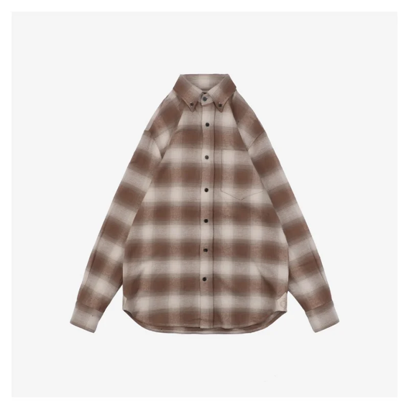 LP Gradient Check Flannel Long-Sleeve Shirt