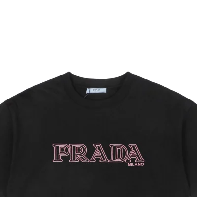 PD Pink Letter Embroidered Short-Sleeve T-Shirt10.jpeg