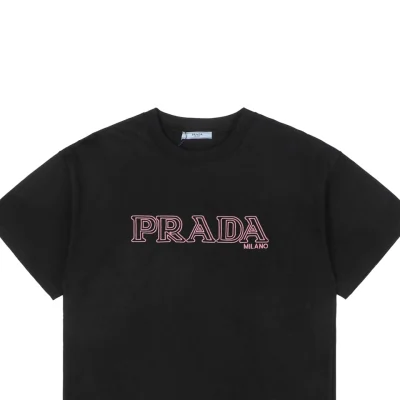 PD Pink Letter Embroidered Short-Sleeve T-Shirt17.jpeg