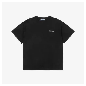 PD Triangle Logo Patch Embroidered T-Shirt (Black/White)