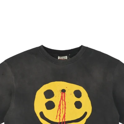 Saint Michael Four-Eyed Smile Print T-Shirt1.jpeg