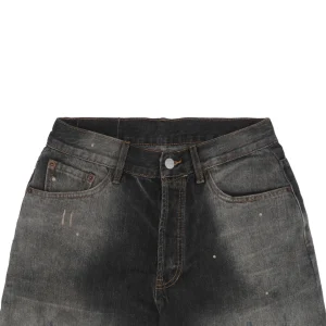 Acne Studios Paint-Splatter Cropped Denim Shorts2.jpeg