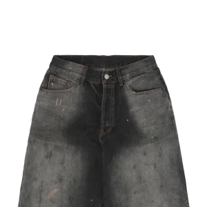 Acne Studios Paint-Splatter Cropped Denim Shorts3.jpeg