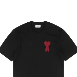 Ami Playful Heart Embroidery T-Shirt2.jpeg