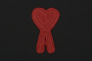 Ami Playful Heart Embroidery T-Shirt5.jpeg