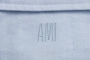 Ami Pocket Heart Embroidery Short-Sleeve Shirt7.jpeg