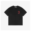BBry BT Letter Knight Embroidery T-Shirt (Black/White)