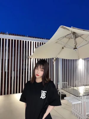 BBry BT Letter Silicone Print T-Shirt-16