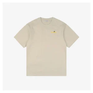 BBry Cartoon Bee Flocked Print T-Shirt-1