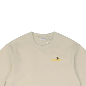 BBry Cartoon Bee Flocked Print T-Shirt-3