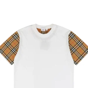 BBry Check-Panel Sleeve Patchwork T-Shirt13.jpeg