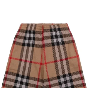 BBry Check Pattern Knit Shorts-10