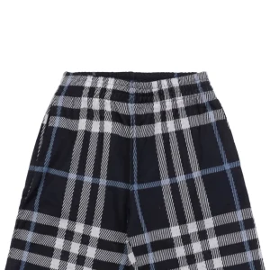 BBry Check Pattern Knit Shorts-2