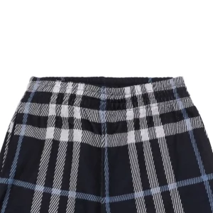 BBry Check Pattern Knit Shorts-3