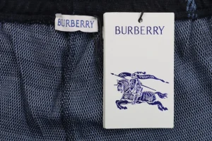 BBry Check Pattern Knit Shorts-6