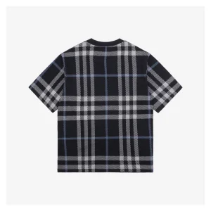 BBry Check Pattern Knit T-Shirt-1