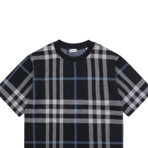 BBry Check Pattern Knit T-Shirt-2