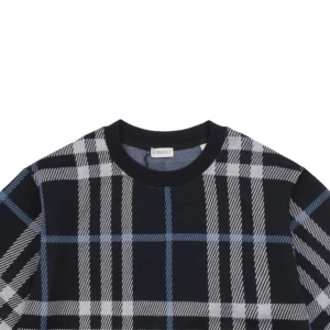 BBry Check Pattern Knit T-Shirt-3