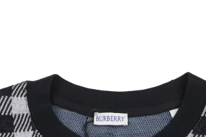 BBry Check Pattern Knit T-Shirt-6