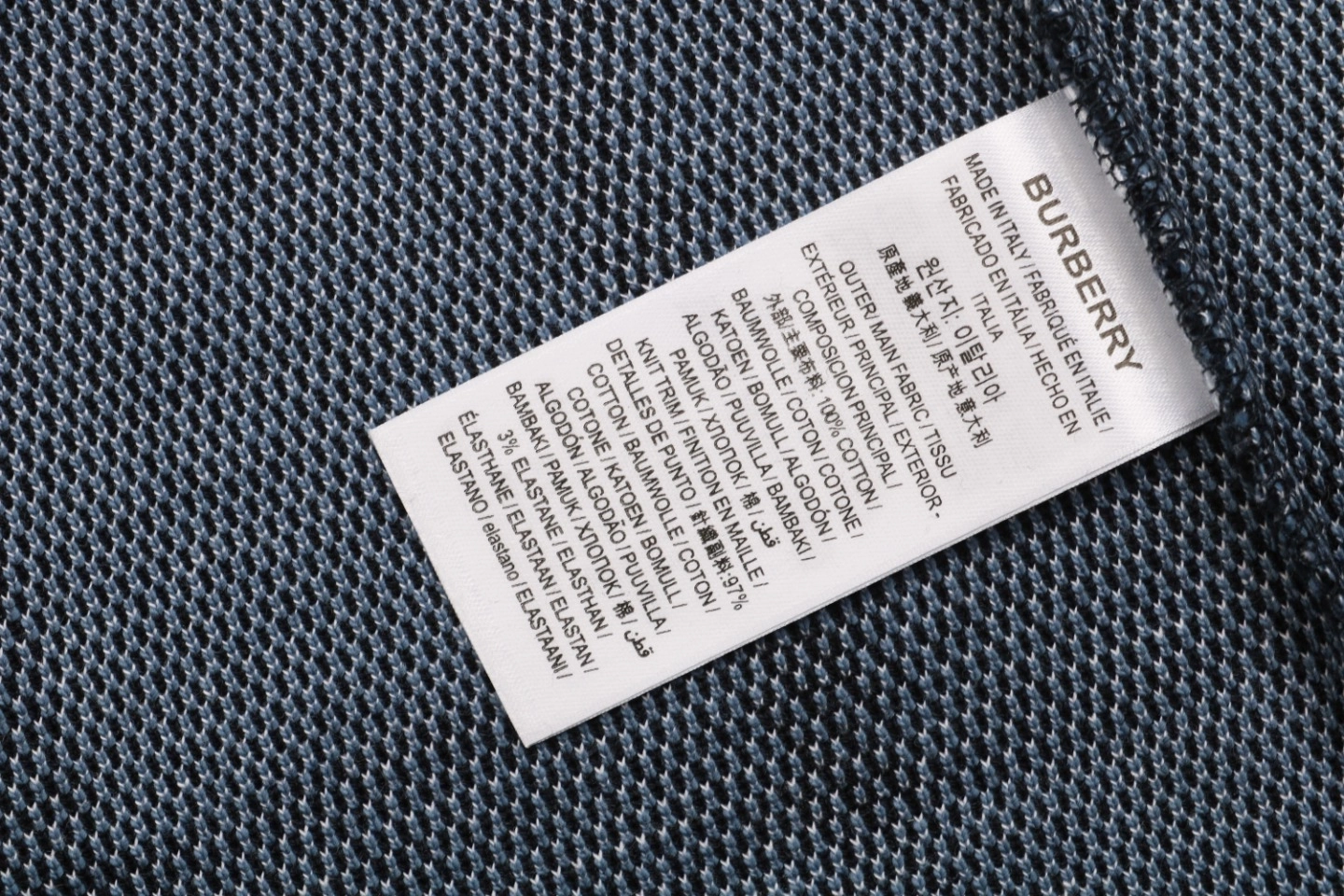 BBry Check Pattern Knit T-Shirt-7