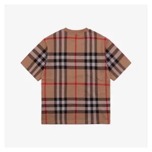 BBry Check Pattern Knit T-Shirt-9