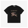 BBry Equestrian Knight Cross-Stitch T-Shirt (Black/White)