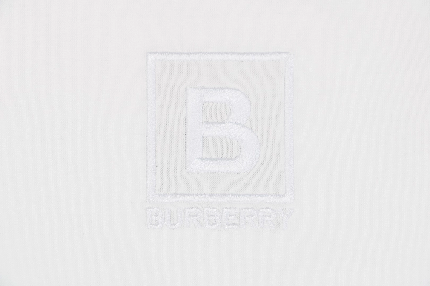 BBry Framed B Logo with Side Check Panel T-Shirt-12