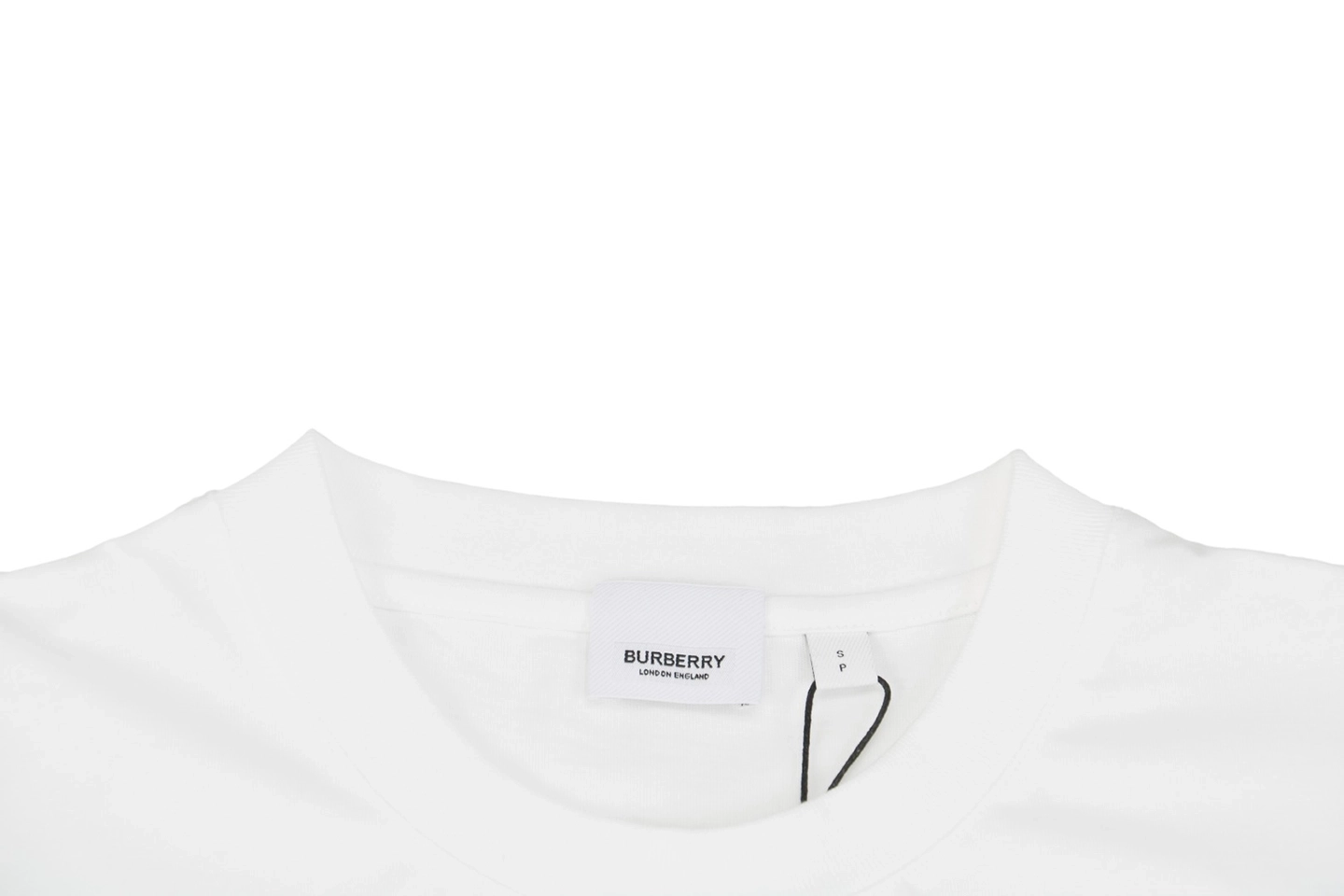 BBry Framed B Logo with Side Check Panel T-Shirt-13