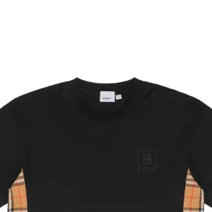 BBry Framed B Logo with Side Check Panel T-Shirt-3