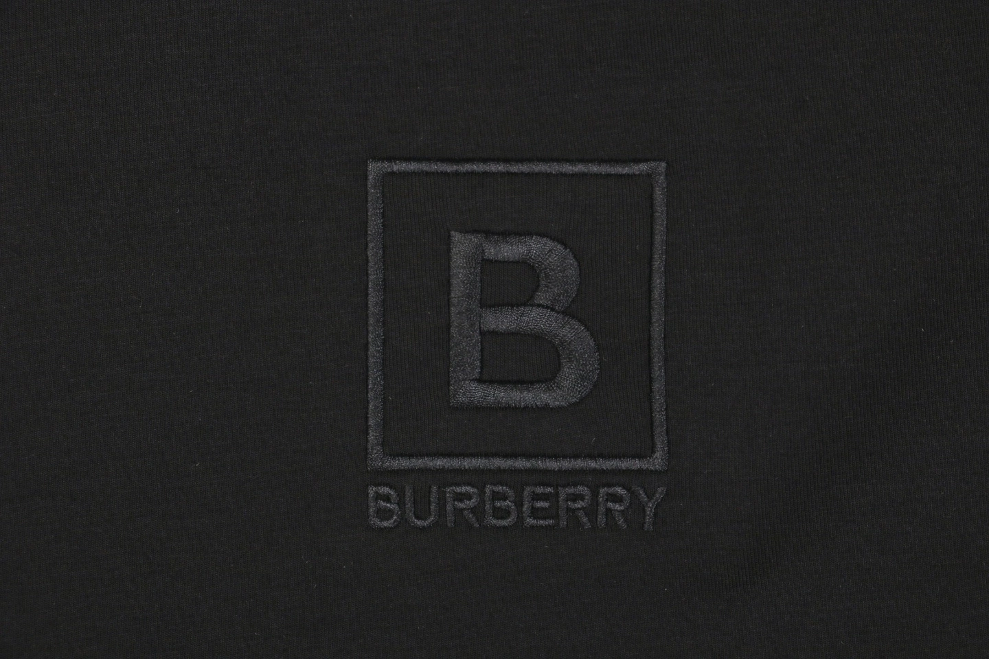 BBry Framed B Logo with Side Check Panel T-Shirt-4